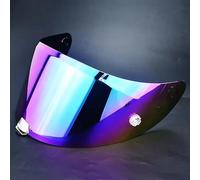 Genérico Lente de visera for Ca-sco HJ-26 for HJC RPHA 11 y RPHA 70 Ca-sco Moto Windshield HJ-26ST Capacete De Moto Shield Accesorios for motocicletas(Rainbow)