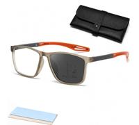 Genérico Lentes Autograduables Inteligentes, Gafas de Presbicia Multifocales, Lentes para Leer Fotocromáticos con Filtro UV y Computadora,Gafas Progresivas Fotocromáticas de Transición