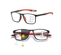 Genérico Lentes De Lectura Con Filtro De Luz Azul Para Hombres Y Mujeres, Gafas De Presbicia Con Zoom Inteligente Gafas De Seguridad Para Presbicia Marco TR90, Estilo Deportivo(Red/Black,2.5x)