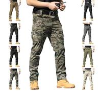 Genérico LesSpartan Tactical Pants, Le Spartan Motorcycle Pants, 10-Pocket Lightweight Quick-Dry Waterproof Tear-Resistant Work Trousers (Camouflage-b,XL)
