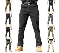 Genérico LesSpartan Tactical Pants, Le Spartan Motorcycle Pants, 10-Pocket Lightweight Quick-Dry Waterproof Tear-Resistant Work Trousers (Army Green,XL)