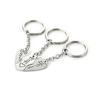 Generico Letra DIY Llavero de Acero Creativo Mamá Grande Hermana Pequeña Hermana Madre Hijas Acción de Gracias Regalo de Fiesta Cómodo y PrácticoMuy bonito y práctico.