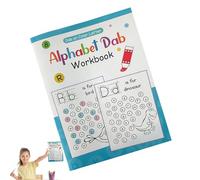 Genérico Letter Writing Practice For Kids, A4 English Alphabet Writing Practice, Figure Tracing, Interactive Early Learning Workbook, For Age 3-6, Preschool Birthday, 11.1x8.19 In, 1 Book
