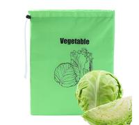 Genérico Lettuce Keeper, Reusable Produce Saver, Convenient Freshness Storage Pouch with Drawstring, Multi-Purpose Banana Bags for Fruits and Vegetables, 13.78 Inches
