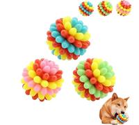 Genérico Lettuce Pets Chew Ball, Heavy-Duty Spiky Chew Ball, Lettuce Pets Dog Toys, Teeth Cleaning Chewing Training, Dental-Friendly Toy for Medium & Large Dogs (G)