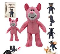 Genérico Lettuce Pets Dog Toys, 2025 New Esslvyshop-Bear for Heavy Chewers, Unbreakable Bear Dog Toy, Interactive Tough Chew Dog Toys Chewers, Resistant Squeaky Dog Toy (Pink*2)