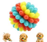 Genérico Lettuce Pets Dog Toys, Heavy-Duty Spiky Chew Ball, Cute Chew Toys, Teeth Cleaning Chewing Training for Medium & Large Dog Toy (Blue,1 Pcs)