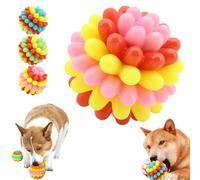 Genérico Lettuce Pets Dog Toys, Heavy-Duty Spiky Chew Ball, Dental-Friendly Chewing Toys for Aggressive Chewers, Teeth Cleaning Chewing Training for Medium & Large Dogs (#B)