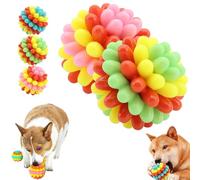 Genérico Lettuce Pets Dog Toys, Heavy-Duty Spiky Chew Ball, Dental-Friendly Chewing Toys for Aggressive Chewers, Teeth Cleaning Chewing Training for Medium & Large Dogs (B+C)