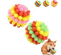 Genérico Lettuce Pets Dog Toys, Lettuce Pets Chew Ball, Heavy-Duty Spiky Chew Ball, Dental-Friendly Toys for Medium & Large Dogs (F)
