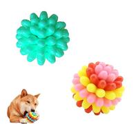 Genérico Lettuce Pets Dog Toys, Lettuce Pets Chew Ball, Heavy-Duty Spiky Chew Ball - Medium & Small Dogs Teeth Cleaning Chewing Training (2PCS-13)