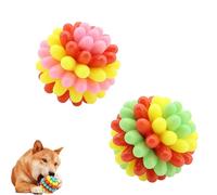 Genérico Lettuce Pets Dog Toys, Lettuce Pets Chew Ball, Heavy-Duty Spiky Chew Ball - Medium & Small Dogs Teeth Cleaning Chewing Training (2PCS-5)
