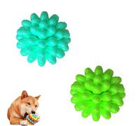 Genérico Lettuce Pets Dog Toys, Lettuce Pets Chew Ball, Heavy-Duty Spiky Chew Ball - Medium & Small Dogs Teeth Cleaning Chewing Training (2PCS-22)