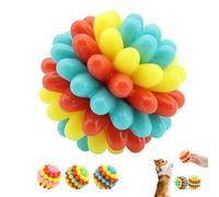 Genérico Lettuce Pets Dog Toys, Lettuce Pets Chew Ball, Heavy-Duty Spiky Chew Ball, Teeth Cleaning Chewing Training, for Medium to Large Dogs (Blue)