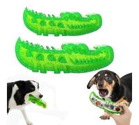 Genérico Lettuce Pets Dog Toys, Slow Feed Chew and Fetch Crocodile, Slow-Feed Chews & Fetchs Alligator Dogs Chew Toy Keep Them Busy, for Large, Medium & Small Dogs Teeth Cleaning (Large+Small)