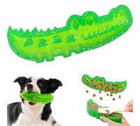 Genérico Lettuce Pets Slow Feed Chew and Fetch Crocodile, Alligator Treat Dispensing Dog Toys Keep Them Busy, Dog Slow Feeder Puzzle Toy for Medium & Small Dogs Teeth Cleaning (Small)