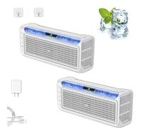 Genérico Libiyi Snapchill, Glosrity/Graddi Aircool Snapchill, Sherum/Ribili/Olygee/Solymall/Vianys Snap Chill, 2025 New Portable Cooling Fan with 6 Speeds, Suitable for Home, Office (2pcs)