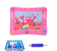 Genérico Libiyi/Vianys/Petlori Glowpad, Dog Water Sensory Play Mat, Cat Waters Mats with Fish, 24in Glow Pad for Cats, Play Mat for Cats, Cat Fish Toys in Water of Dogs (Pink Crab)