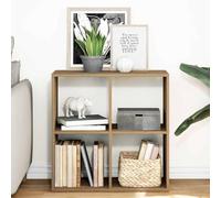 Genérico Librería divisora Madera Roble Artisan 69,5x29x69,5 cm,Mobiliario,Estanterías,Librerías y estanterías,Marrón,13.1 KG,858011