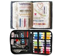 Genérico Libro De Bordado Para Principiantes, Libros De Patrones Para Bordar, Embroidery Stitches Book, Kit De Bordado De Costura Con Herramientas De Costura, Aprende Fácilmente En Casa Y De Viaje