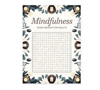 Genérico Libro de búsqueda de Palabras - Libro de con Varios Niveles de dificultad | Relajantes Juegos de Entrenamiento Cerebral para el Ocio para Adultos, Viajes y Vida Cotidiana | Idea de Regalo