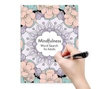 Genérico Libro de búsqueda de Palabras - Libro de con Varios Niveles de dificultad | Relajantes Juegos de Entrenamiento Cerebral para el Ocio para Adultos, Viajes y Vida Cotidiana | Idea de Regalo