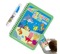 Genérico Libro De Dibujos Con Agua,Libro de Pintura con Agua para Niños De 1 a 3 Años - Juego de Dibujo para Actividades de Pintura Infantil, Herramienta Educativa de Aprendizaje
