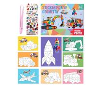 Genérico Libro De Pegatinas Para Hacer - Kit Para Crear Collage - Pegatinas Por Números Para Niños,Para Niños Y Niñas, Educativo, Hogar, Escuela, Viajes, Avión, Coche, Navidad,