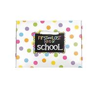 Genérico Libro de recuerdos de los días de colegio,Conmemorativo y reutilizable - Libro de recuerdos del primer y último día de colegio | Para Niños Niñas Profesores Celebración de Cumpleaños