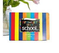 Genérico Libro de recuerdos de los días de colegio - Páginas Guiadas Conmemorativas - Libro de recuerdos del primer y último día de colegio - Para Niños Niñas Profesores Celebración de Cumpleaños