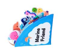 Genérico Libro de Tela Lavable - máquina portátil Habilidades motoras, Finas Juguetes sensoriales Aprendizaje, Tranquilo para Coche avión Aula | Multipurpose Outdoor Indoor Utility Durable Premium