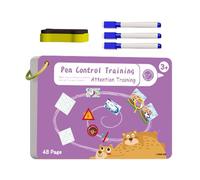 Generico Libro de trabajo de escritura de educación temprana - Práctica de aprendizaje Track Book Kids | escritura a mano Suministros educativos Letras Números formas, herramienta de preparación