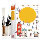 Genérico Libro Parlante de Palabras en Inglés - Actividades interactivas con Habla,Aprende el Idioma inglés con Sonido,para Niños y Niñas de 2 a 6 Años de Edad, en Preescolar, Jardín