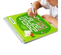 Genérico Libros de Aprendizaje para - Juguetes Educativos Doble Cara | Libro De Seguimiento de Actividades de Avión para, para Educación, Entretenimiento, Escuela En Casa, Jardín de Niños, Avión