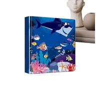 Genérico Libros de Aprendizaje para | Libro de Historias con Animales 3D,Actividades de Aprendizaje Infantil con Diseño | para y Chicas, Cumpleaños, Lectura, Viajes,