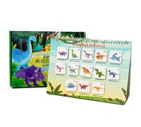 Genérico Libros de Dinosaurios para Niños - Divertidos Juegos Educativos Interactivos | Juguetes Educativos de Dinosaurios - para Niñas Niños Adolescentes Estudiantes Enseñanza Escolar