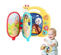 Genérico Libros de historias de sonido para | Juguete interactivo con sonidos y luces, juguete de aprendizaje temprano - para casa guardería de viaje y guardería para dormir
