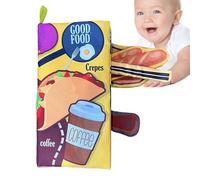 Genérico Libros De Tela para Niños,Juguetes Chirriantes Lavables Masticables - Libros para Tocar Y Sentir - para Niños Y Niñas Hogar Preescolar Viaje Juego Fiesta Interior Y Exterior