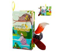 Generico Libros de Tela para Niños | Juguetes Suaves Escurrientes Lavables Educativos - Libros Sensoriales para Niños | Para Niños y Niñas Casa Sala Juegos Guardería Viaje Fiesta Interior Exterior