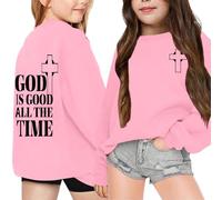 Genérico Libros Historia Sudadera con Capucha y Estampado de Letras para niña, Informal, Holgada Sudadera Muerte (3-4 Years)