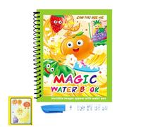 Genérico Libros para colorear con agua,Libros de garabatos en acuarela - Libro de pintura al agua | de pintura con, juguete educativo portátil para dibujar garabatos, fomenta los juguetes preescola