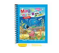 Genérico Libros para colorear con bolígrafo de agua reutilizables,Libros para colorear con agua - educativo portátil para dibujar garabatos para diversión preescolar creativa | de pintura con ag