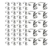 Generico Lichterhaken für den Außenbereich - 50er-Set langlebige Weihnachtsclips, estable, windfeste Aufhänger für Lichterketten | für Dach, Wände, Fenster, Bäume, Balkone, Terrassen und Zäune