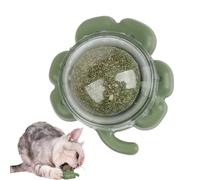 Genérico Lickable Kitten Teeth Cleaning Toys, Pet Cats Chewing Catnip Ball, Health, Interactive Play, for Home, Chair Legs, Floors, Living Room, 2.52x2.2x1.46 Inches