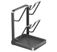Genérico Lid Organizer - Cooking Utensil Holder, Ladle Rest Rack, Integrated Drip Collection Tray, Condensate Management Function, Kitchen Counter Organizers, Ideal for Home Indoor Use