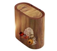Genérico Lidded Covered Waste Basket Dustbin for Indoor Home