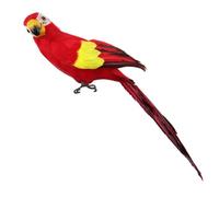 Genérico Lifelike Parrot - Vibrant Garden Accent | Artificial Macaw + Real Detailing | Gardeners Home Decor Enthusiasts for Balcony Tree Fence Outdoor Display