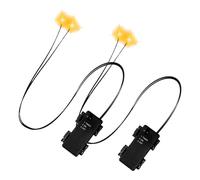 Genérico Light Up Eyes Halloween | 0,5 cm Skull Cosplay Light Up Eyes with Timer | Múltiples aplicaciones LED Decorations Spooky Props for Tombstones Skeletons Outdoor Halloween Pumpkin