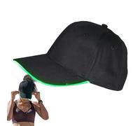 Genérico Light Up Hats - LED Baseball Cap Sun Protection Glow Headwear, Comfortable Adjustable Luminous Party Hat, Four Lighting Modes | Eye Catching Night Style Accessory For Concerts Sports Games