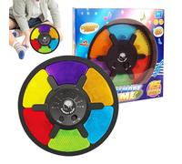 Genérico Light Up Memorizing Game, Brain Memory Challenge Toy, 19,3/16,7/3,8 pulgadas, Electronic Sound Board, Fun Retro Design for Adults and Family Games Night, Multicolor